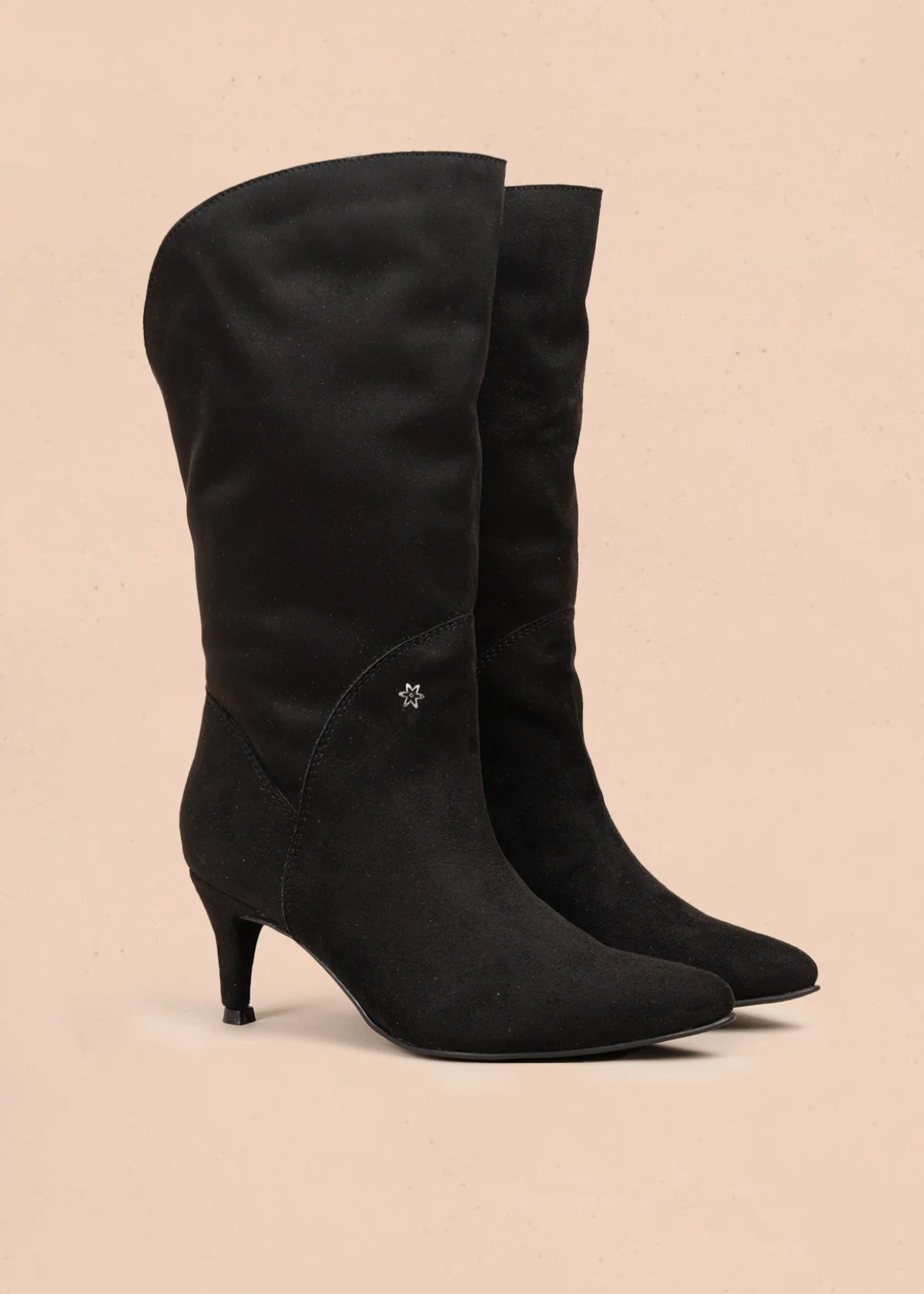 Bota color negro con tacón puntilla 105919 - Image 2