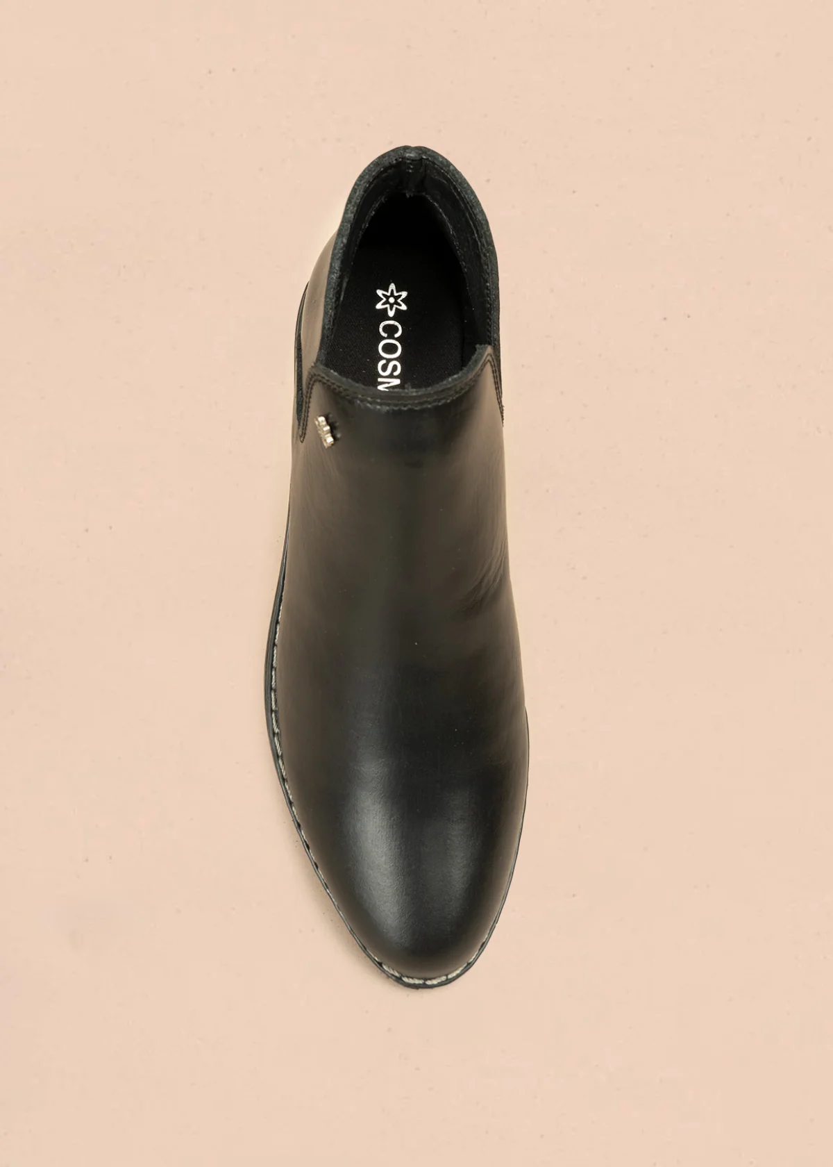 Botines clásicos de cuero color negro 106662 - Image 6