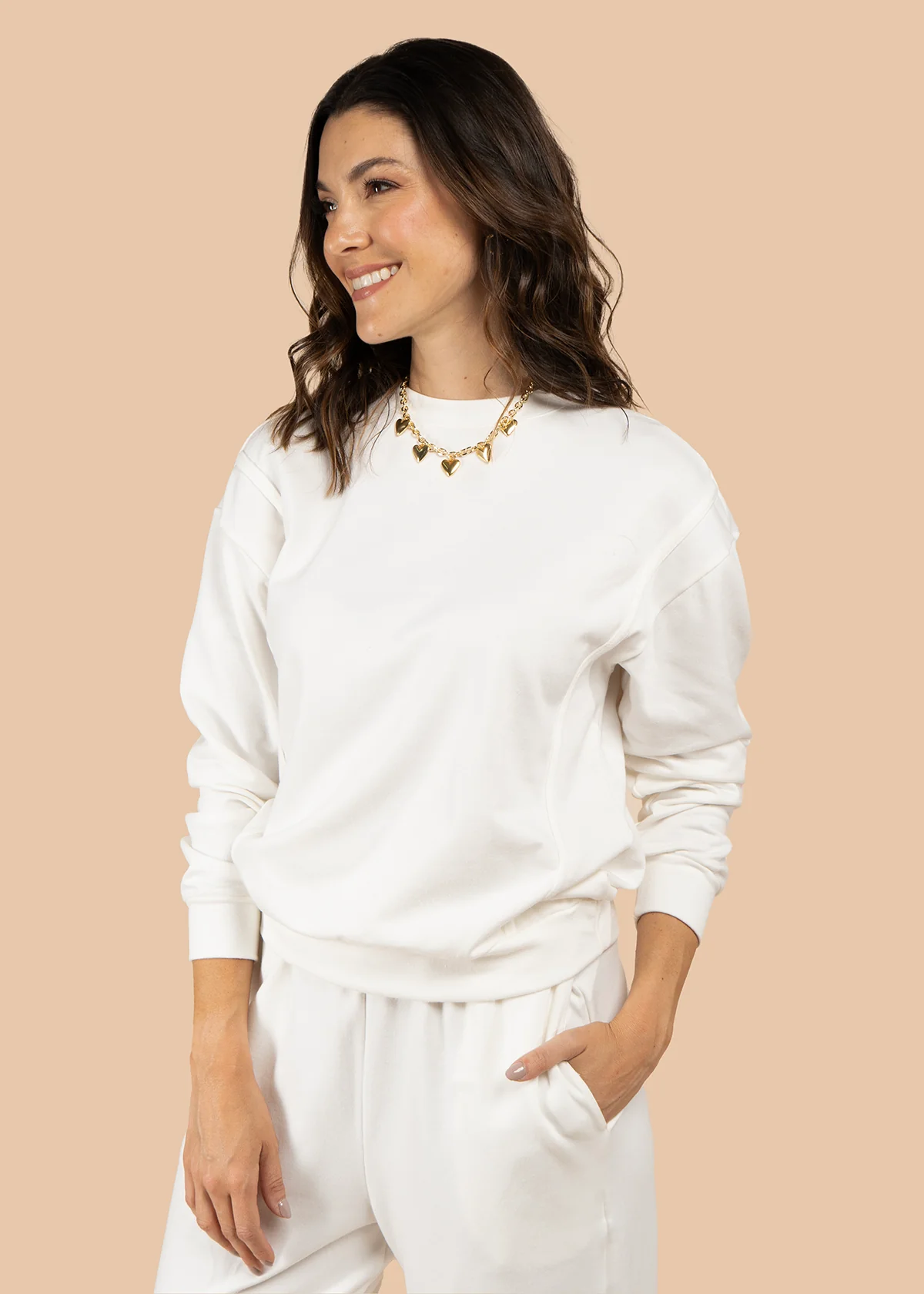 Buzo color beige 105848 - Image 4