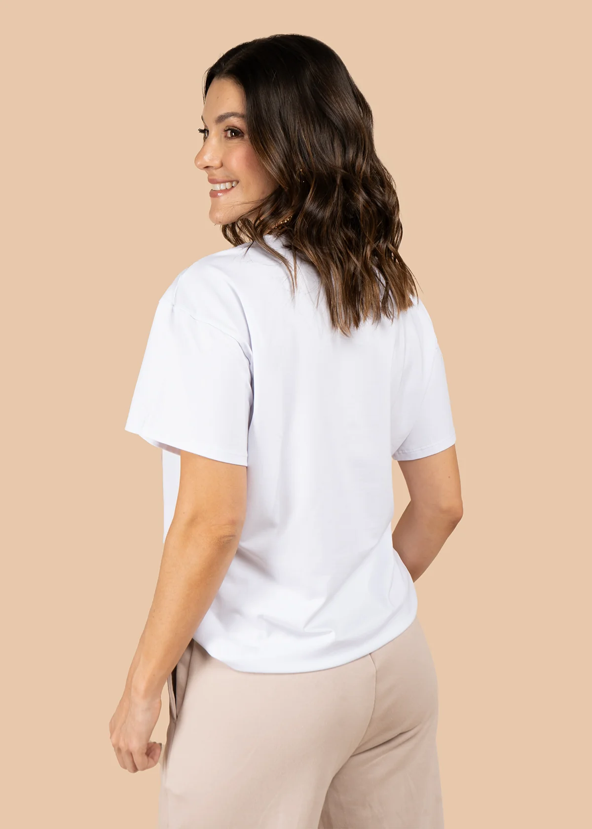 Camiseta color blanco con estampado 105881 - Image 7