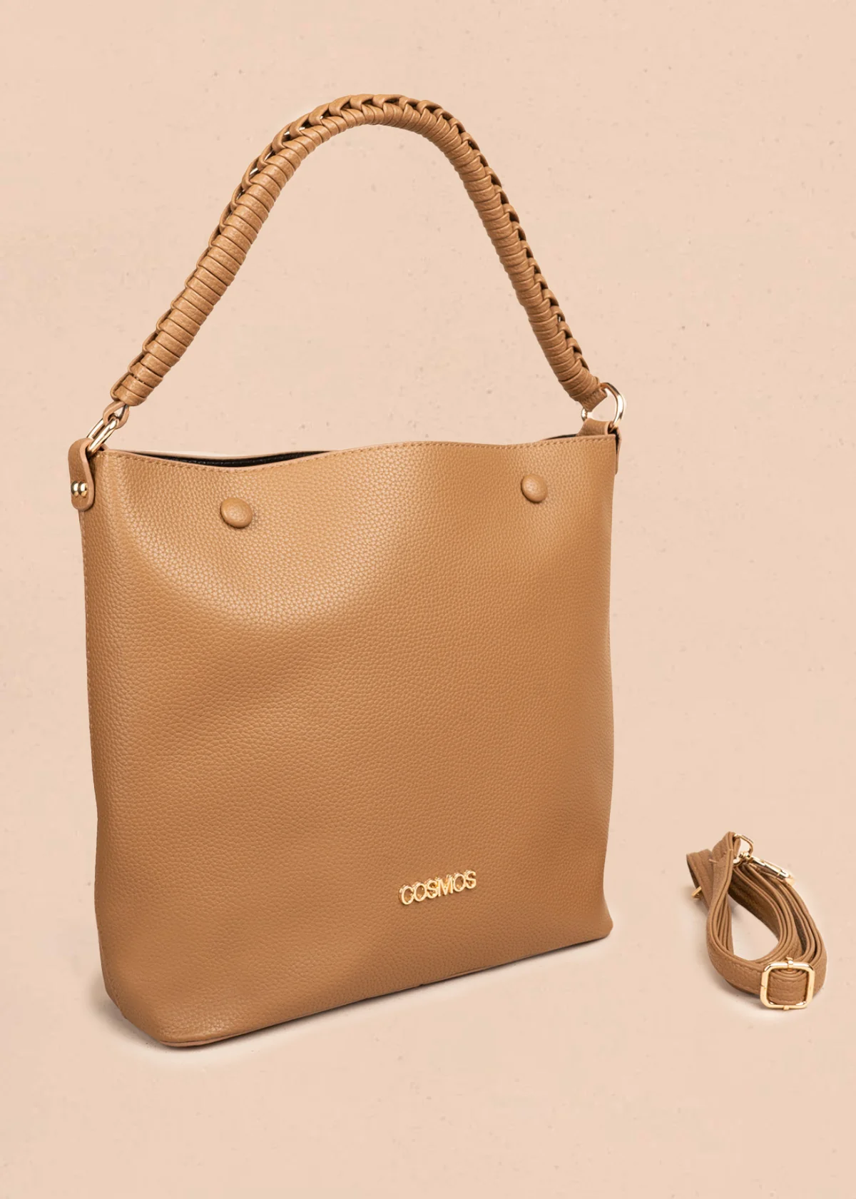 Bolso tipo cartera color café 106786 - Image 2