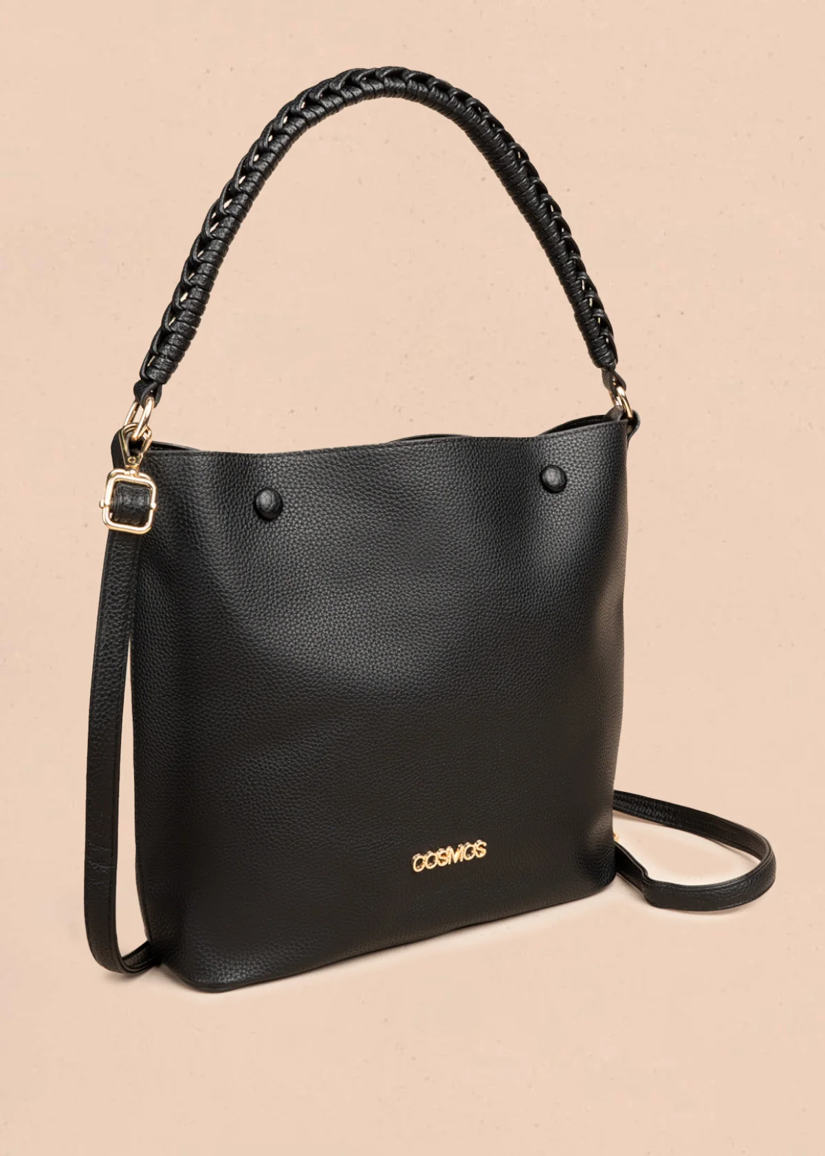 Bolso tipo cartera color negro 106786 - Image 2