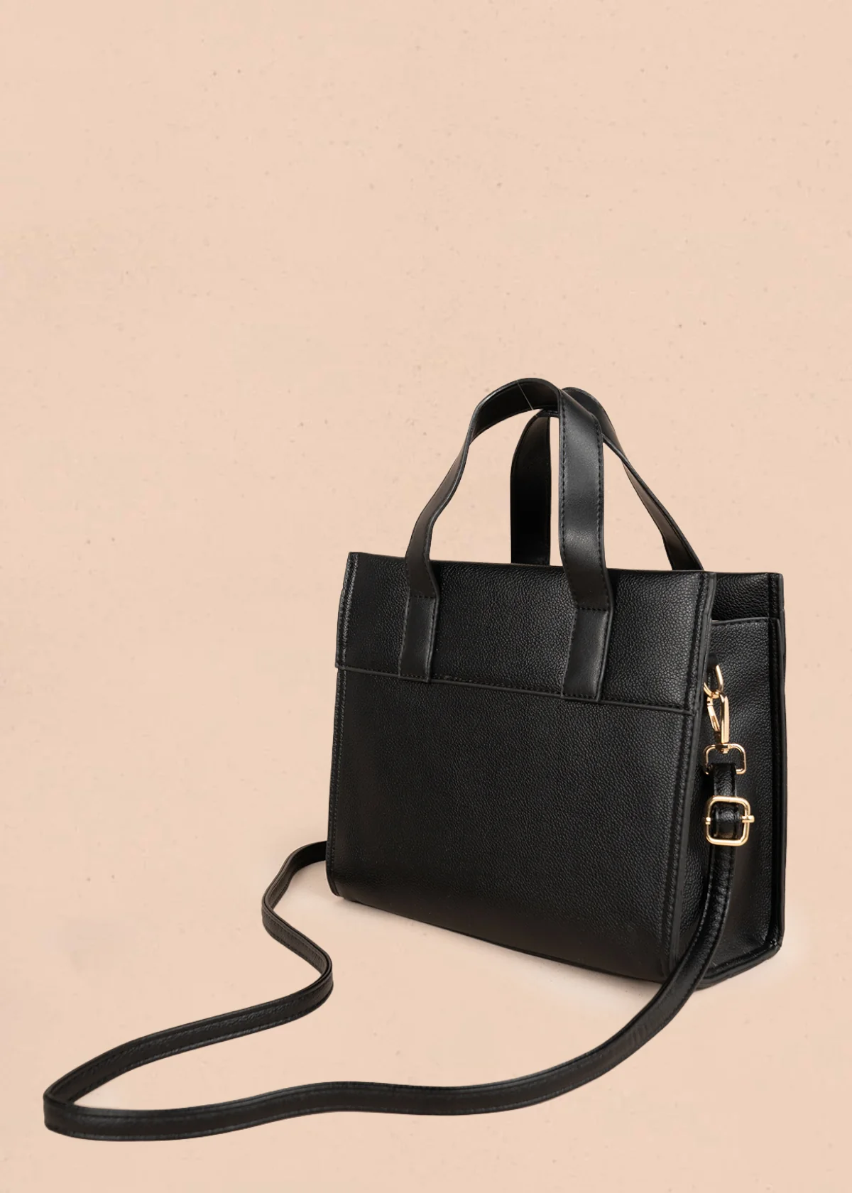 Bolso tipo cartera color negro 106323 - Image 4