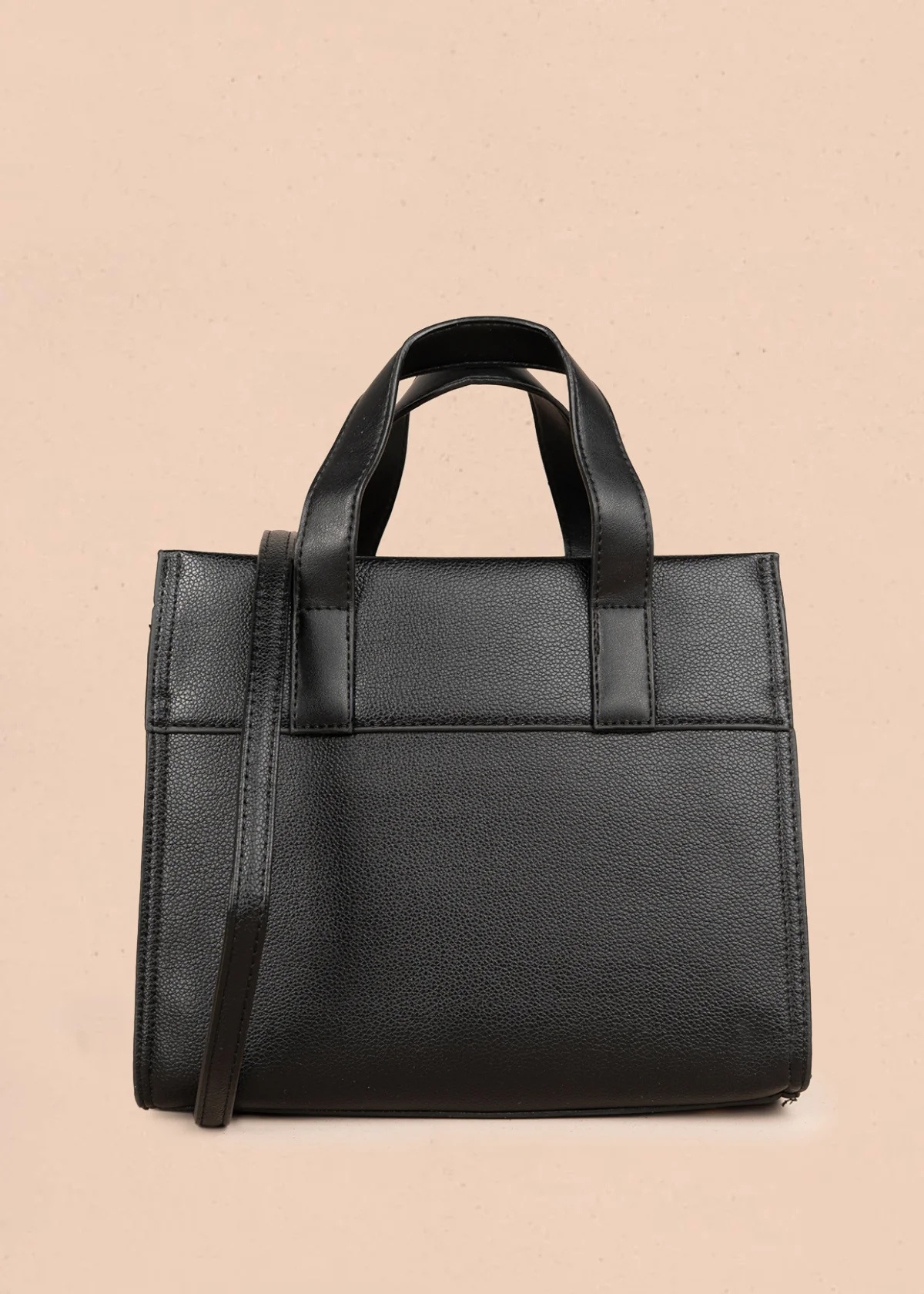 Bolso tipo cartera color negro 106323 - Image 5