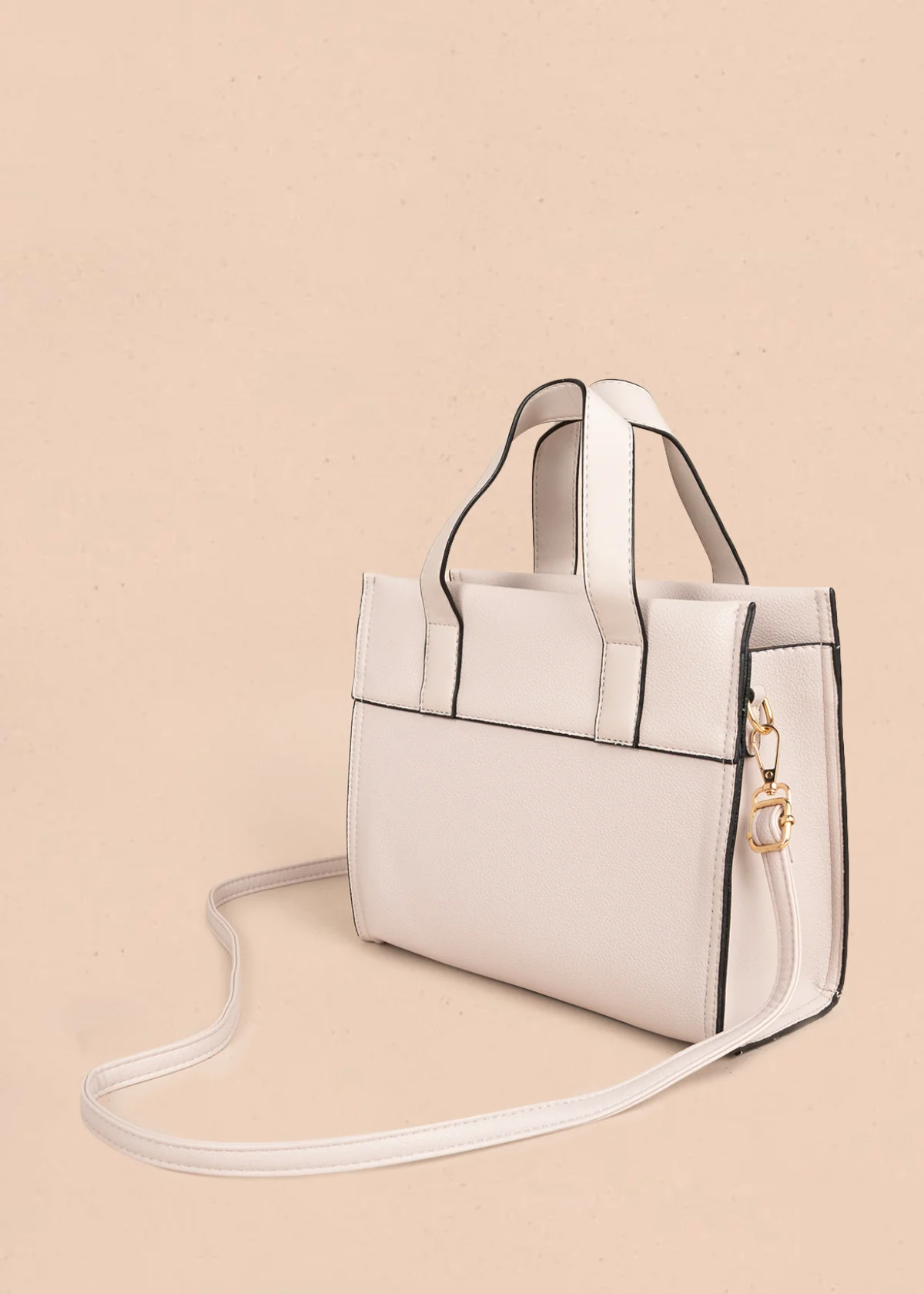 Bolso tipo cartera color nude 106323 - Image 4