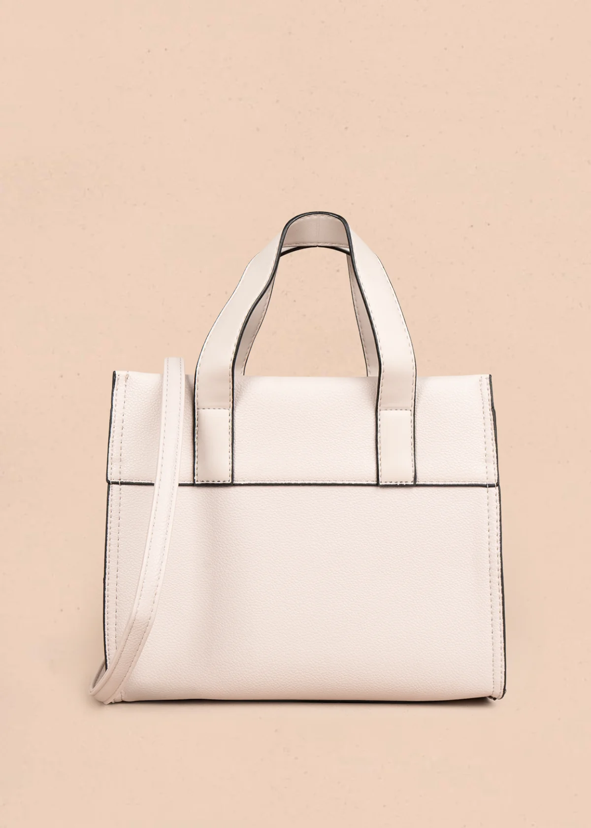 Bolso tipo cartera color nude 106323 - Image 5