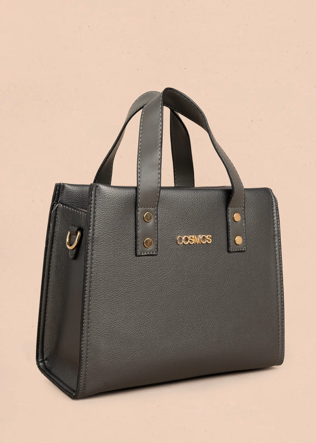 Bolso tipo cartera color plomo 106323 - Image 2