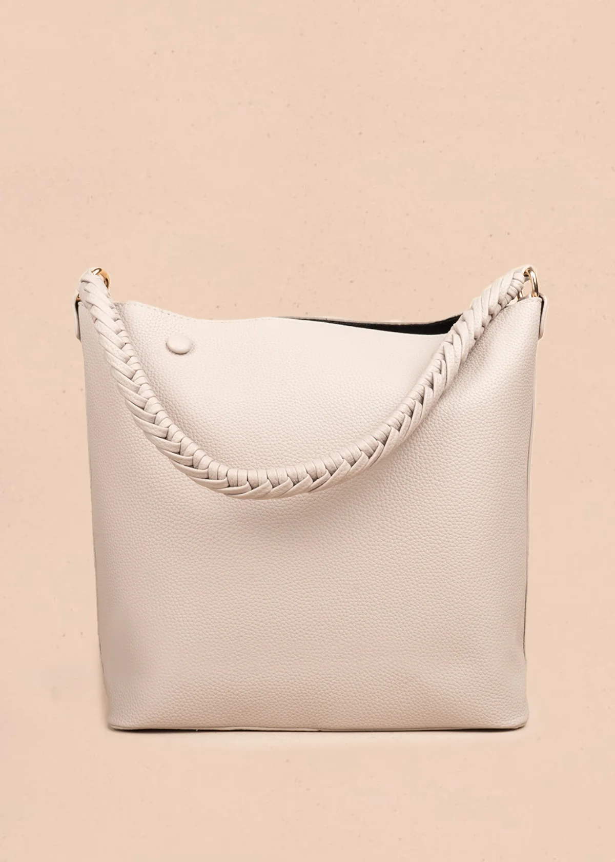 Bolso tipo cartera color taupe 106786 - Image 4