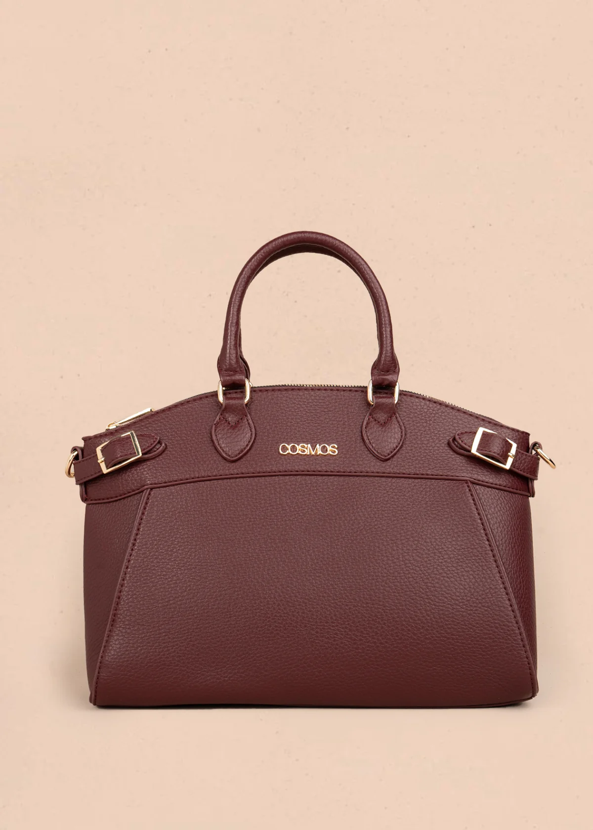 Bolso tipo cartera color vinotinto 106181