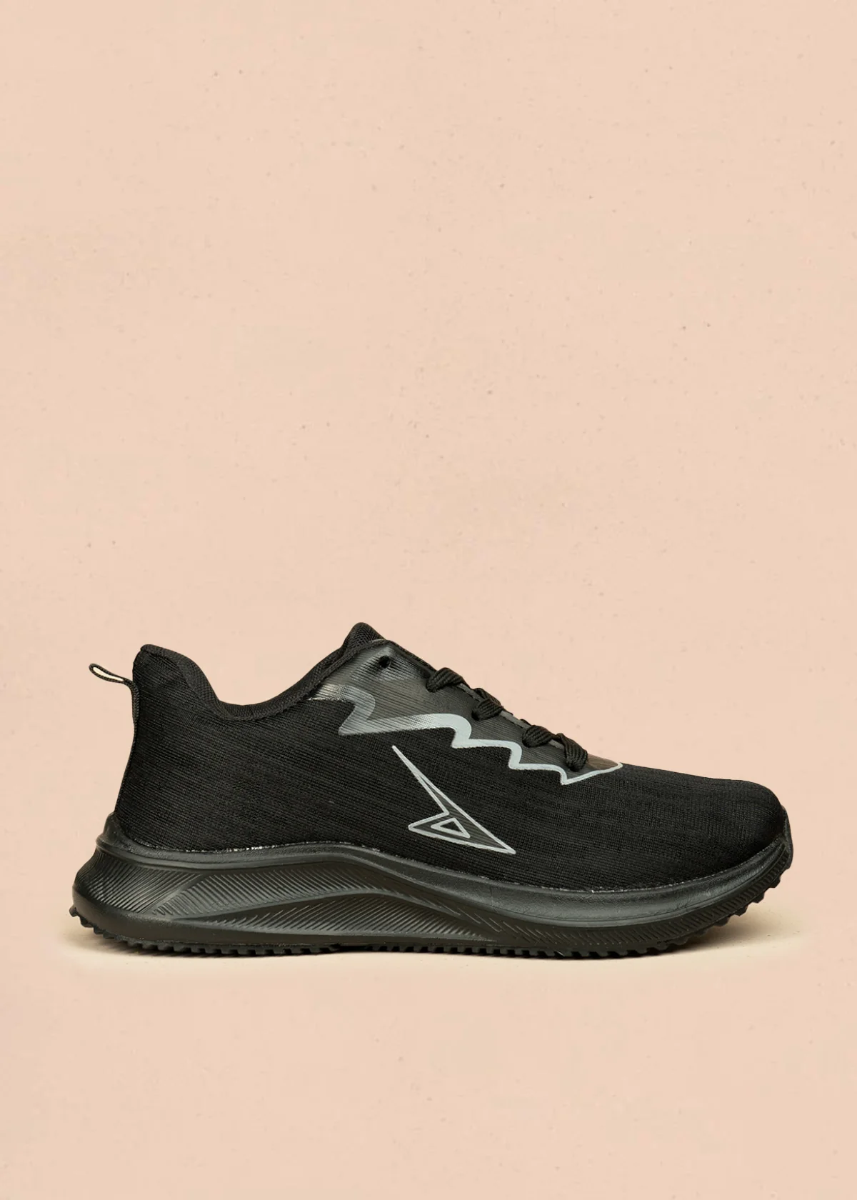 Tenis deportivos color negro con detalles grises 106451