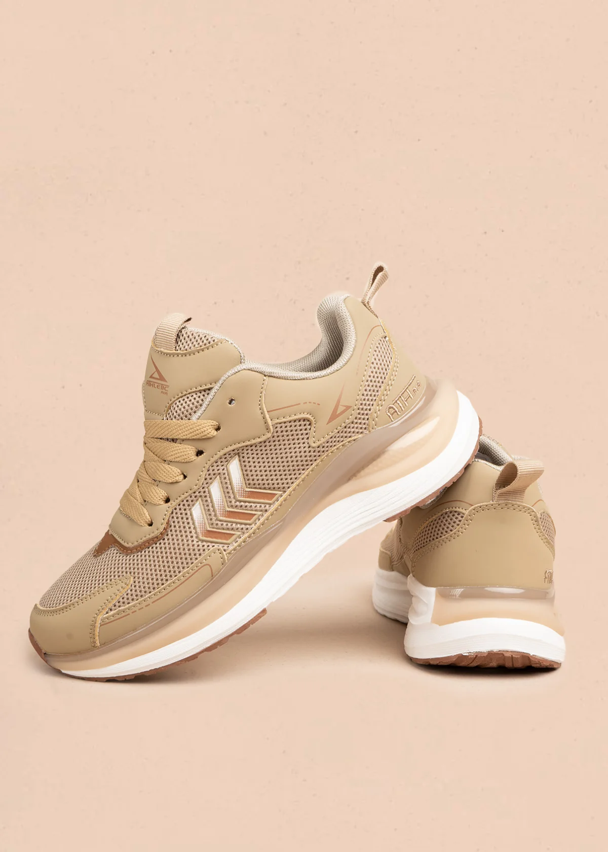Tenis deportivos camel con suela cámara de aire 106773 - Image 5