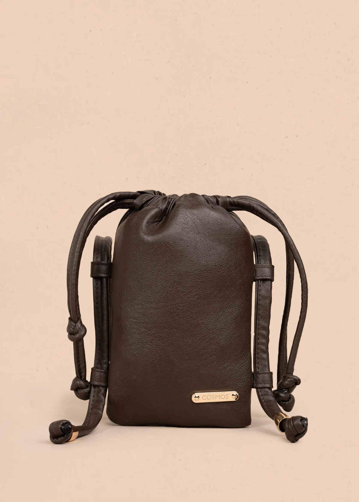 Bolso manos libres color chocolate 106964