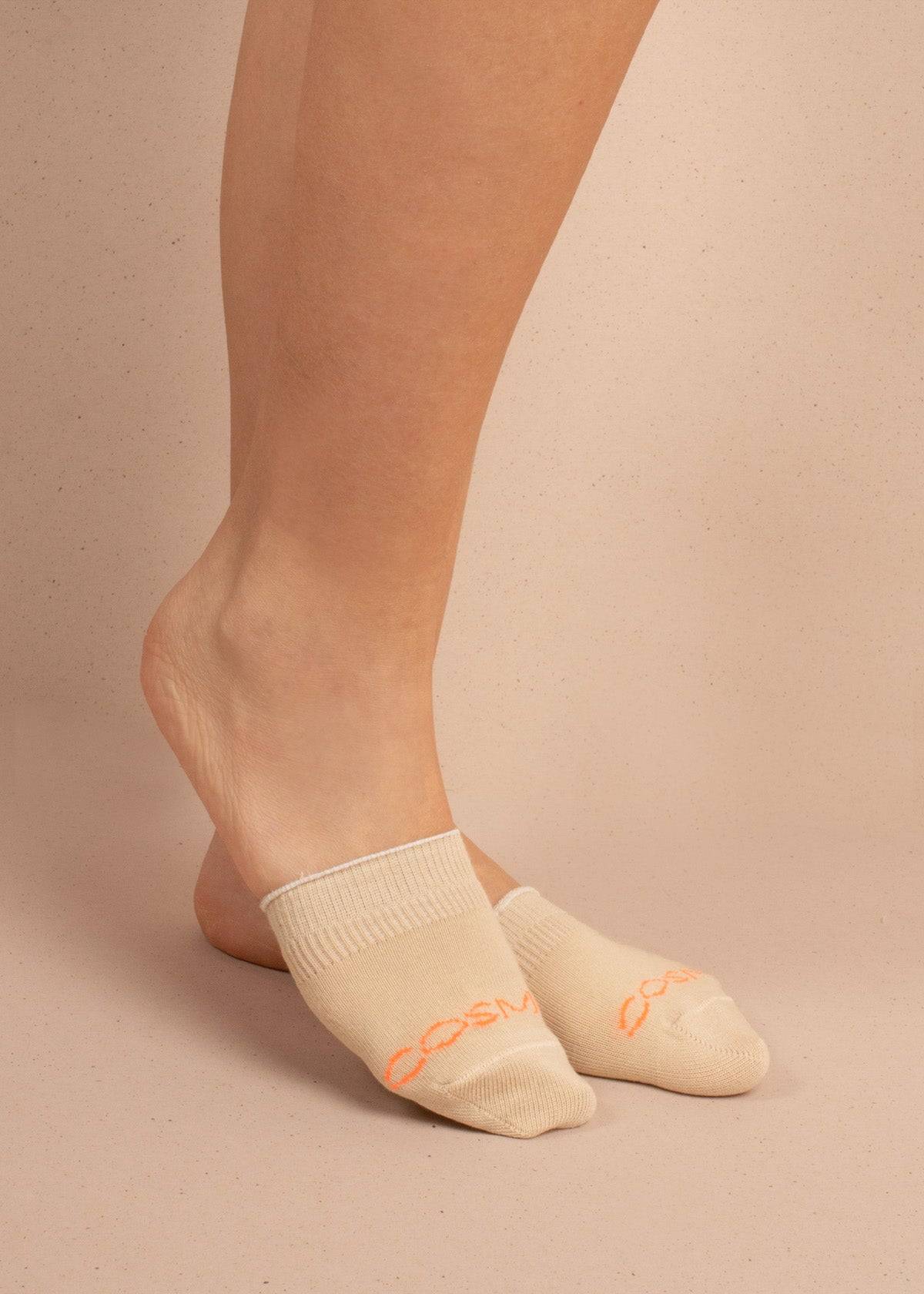 Medias puntera color beige - Image 3