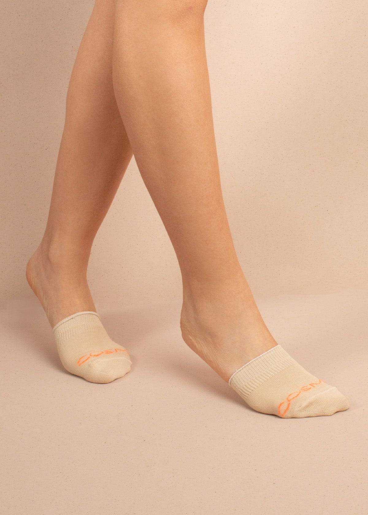 Medias puntera color beige - Image 4