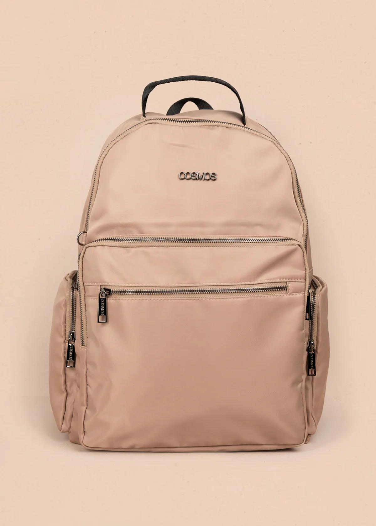 Morral color caqui con bolsillos frontales 106299
