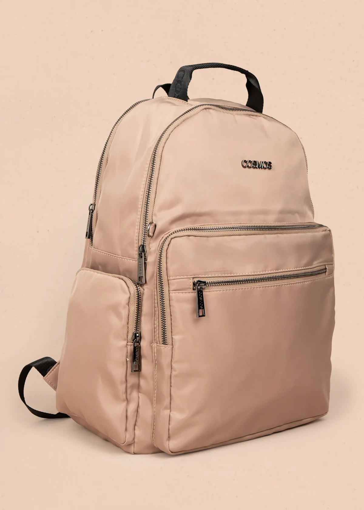 Morral color caqui con bolsillos frontales 106299 - Image 3