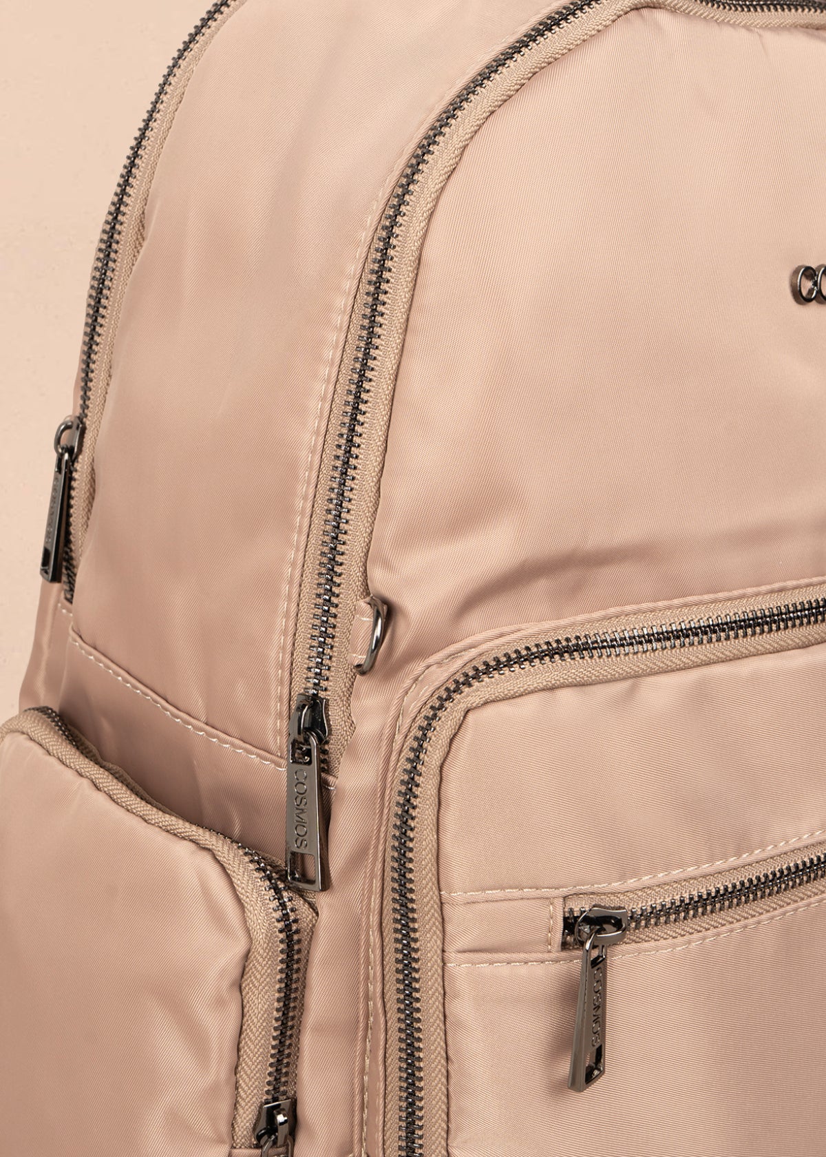 Morral color caqui con bolsillos frontales 106299 - Image 4