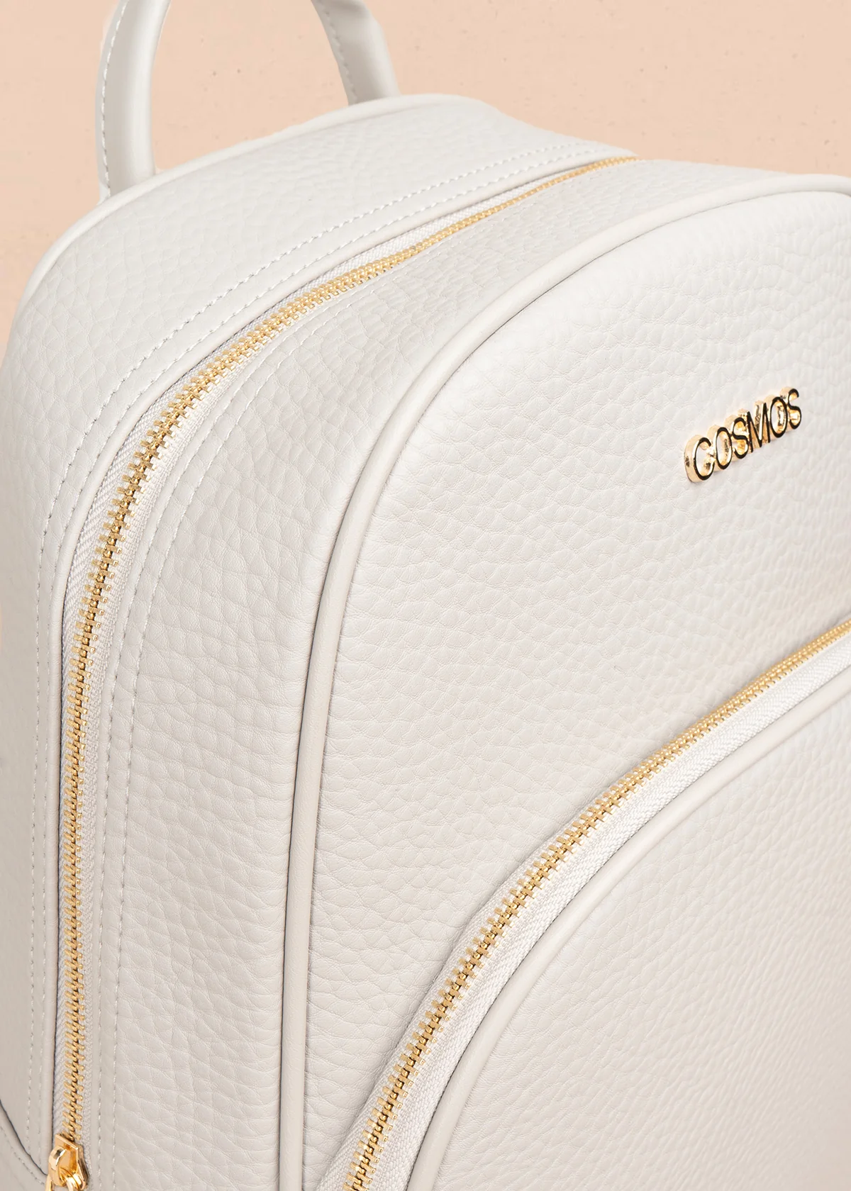 Morral casual color gris con cierre frontal 106986 - Image 3
