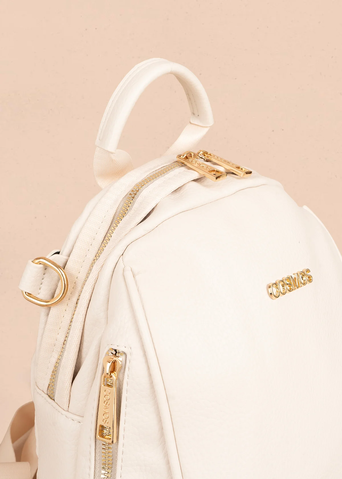 Morral en color crema con detalle de llavero 106326 - Image 4