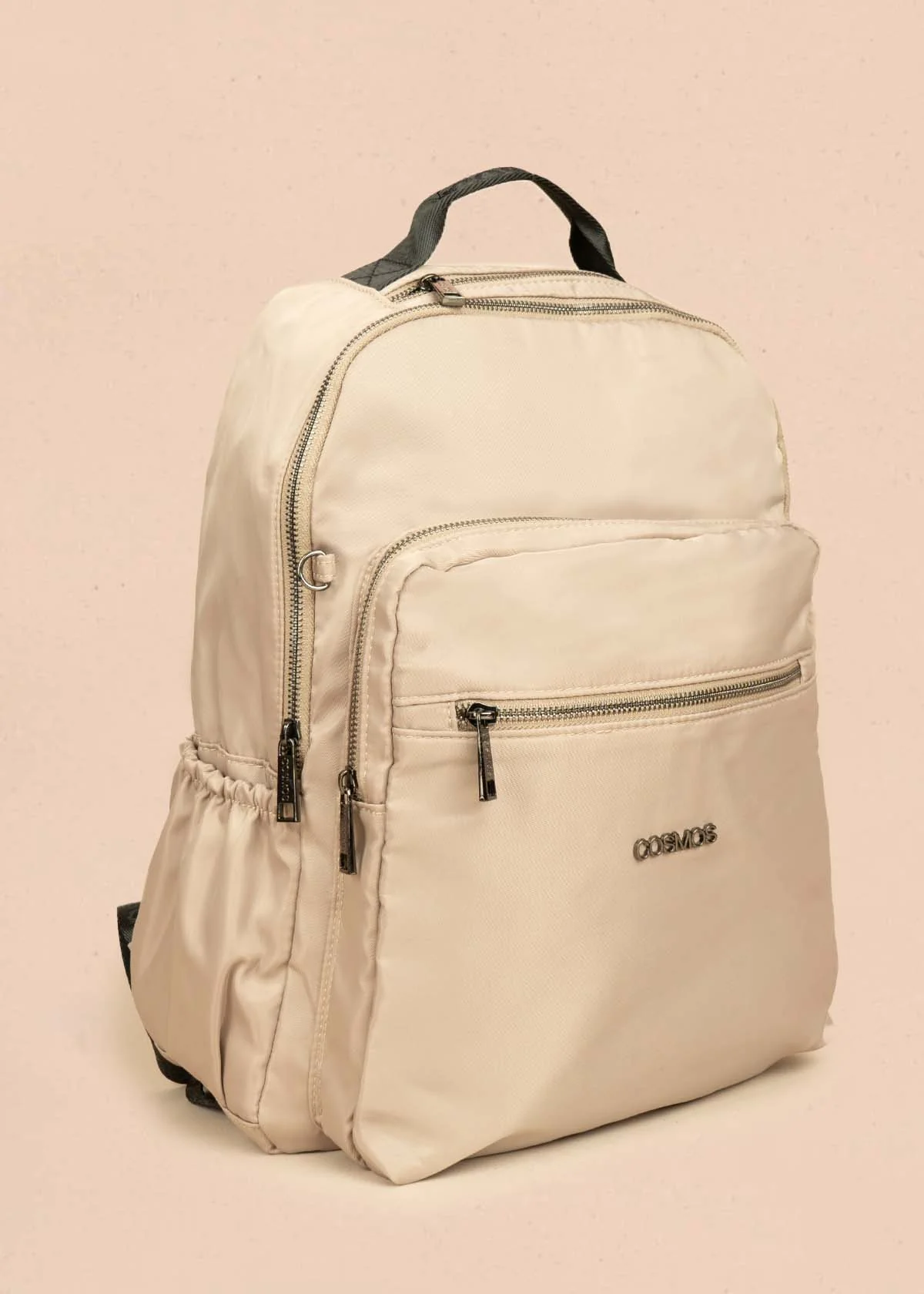 Morral color beige con bolsillos delanteros 106296 - Image 2