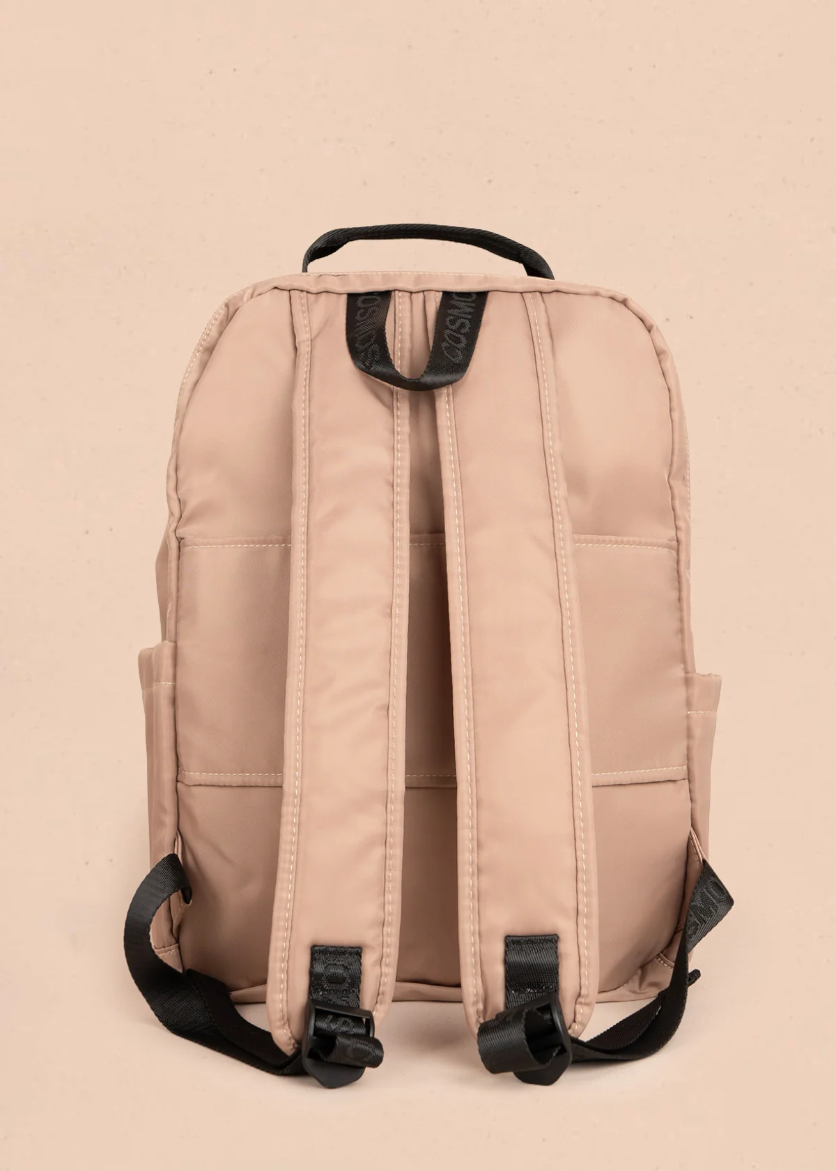 Morral color caqui en textil con bolsillos delanteros 106298 - Image 4