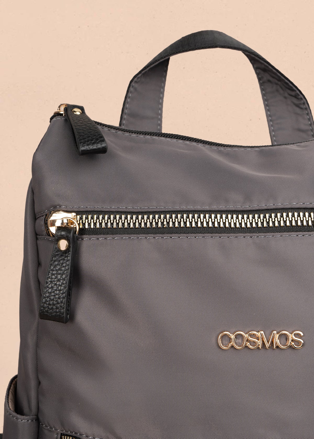 Morral color gris con doble bolsillo frontal 106979 - Image 5