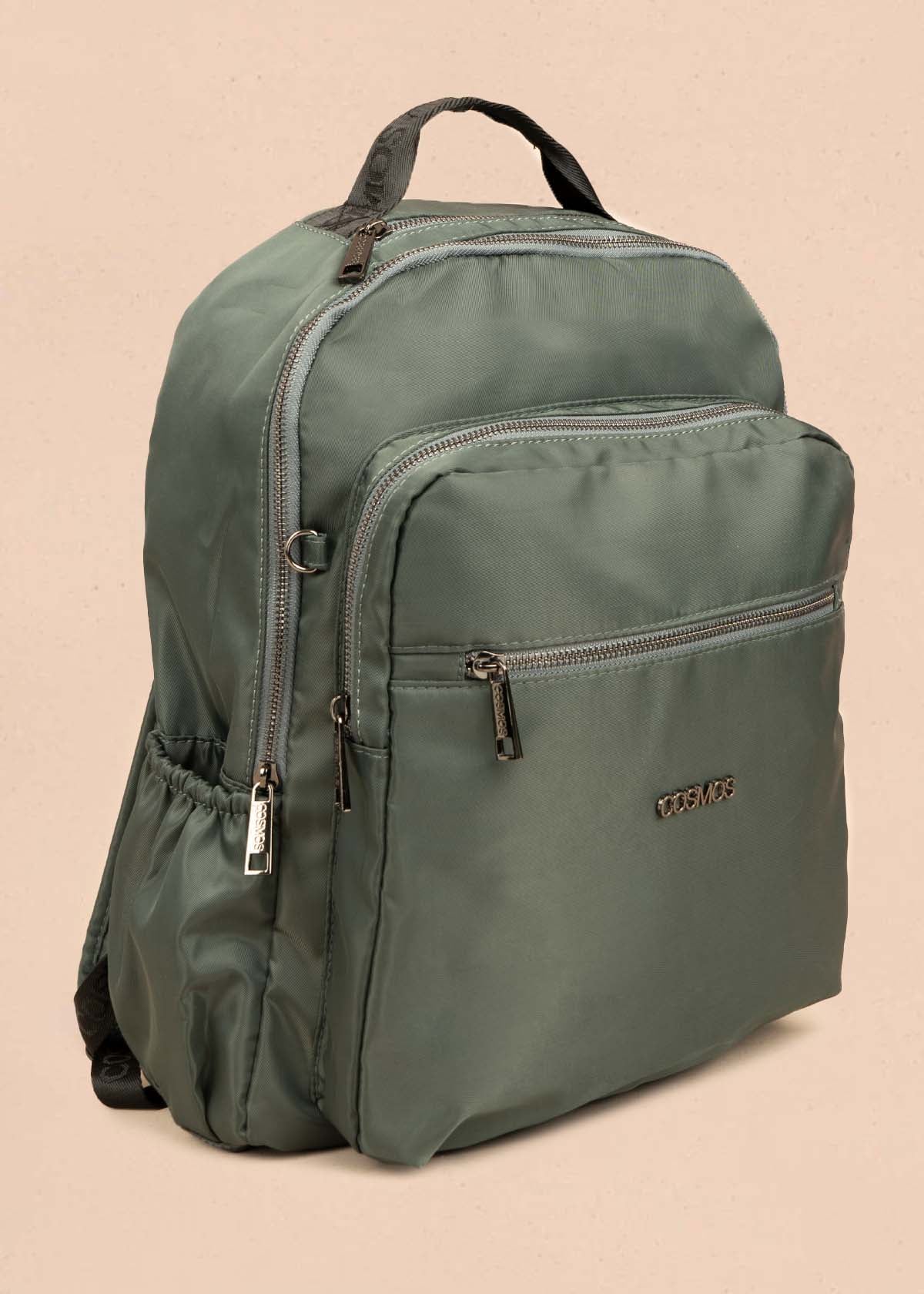 Morral color verde con bolsillos delanteros 106296 - Image 2
