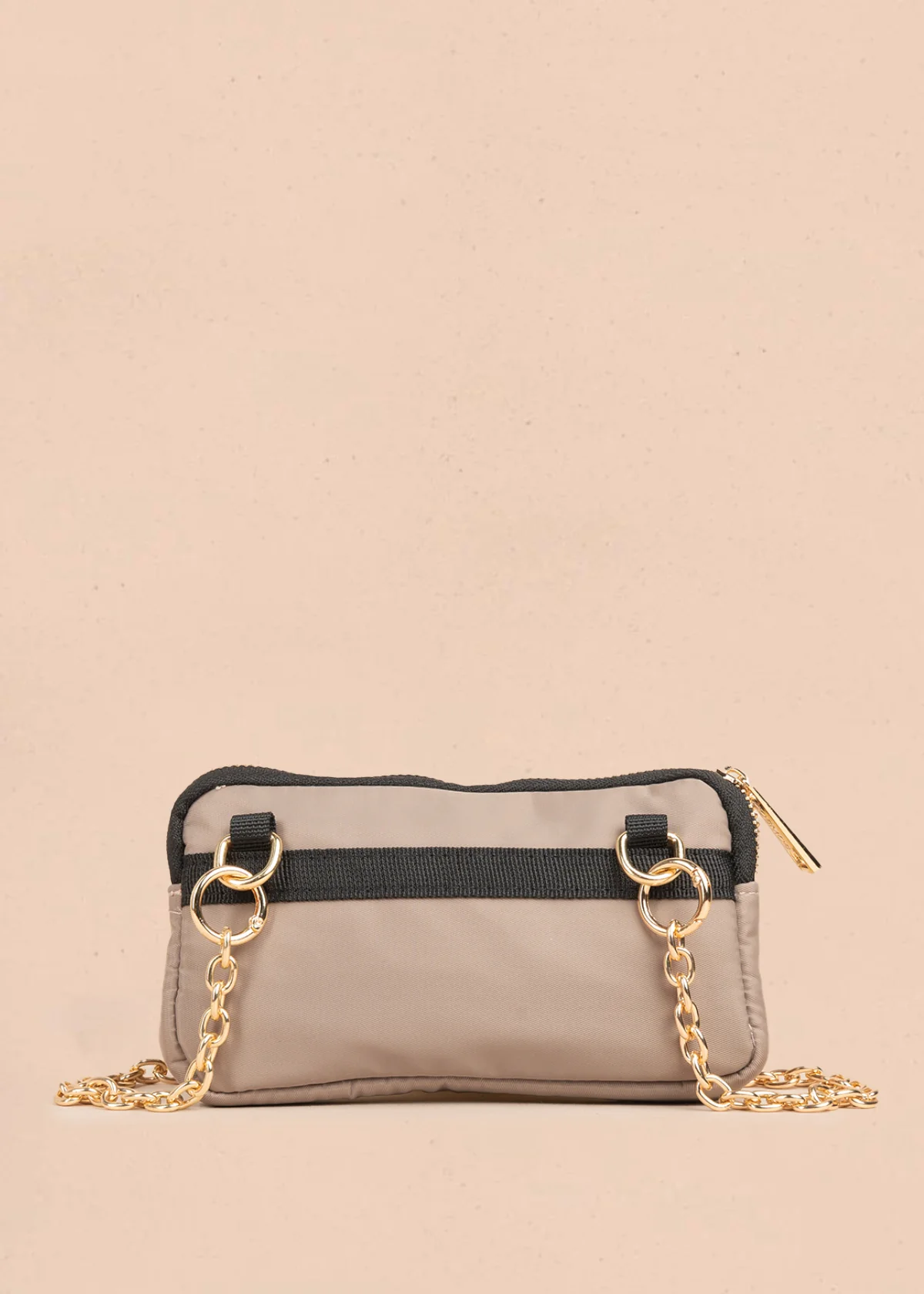 Porta celular color beige con cadena 106970 - Image 2