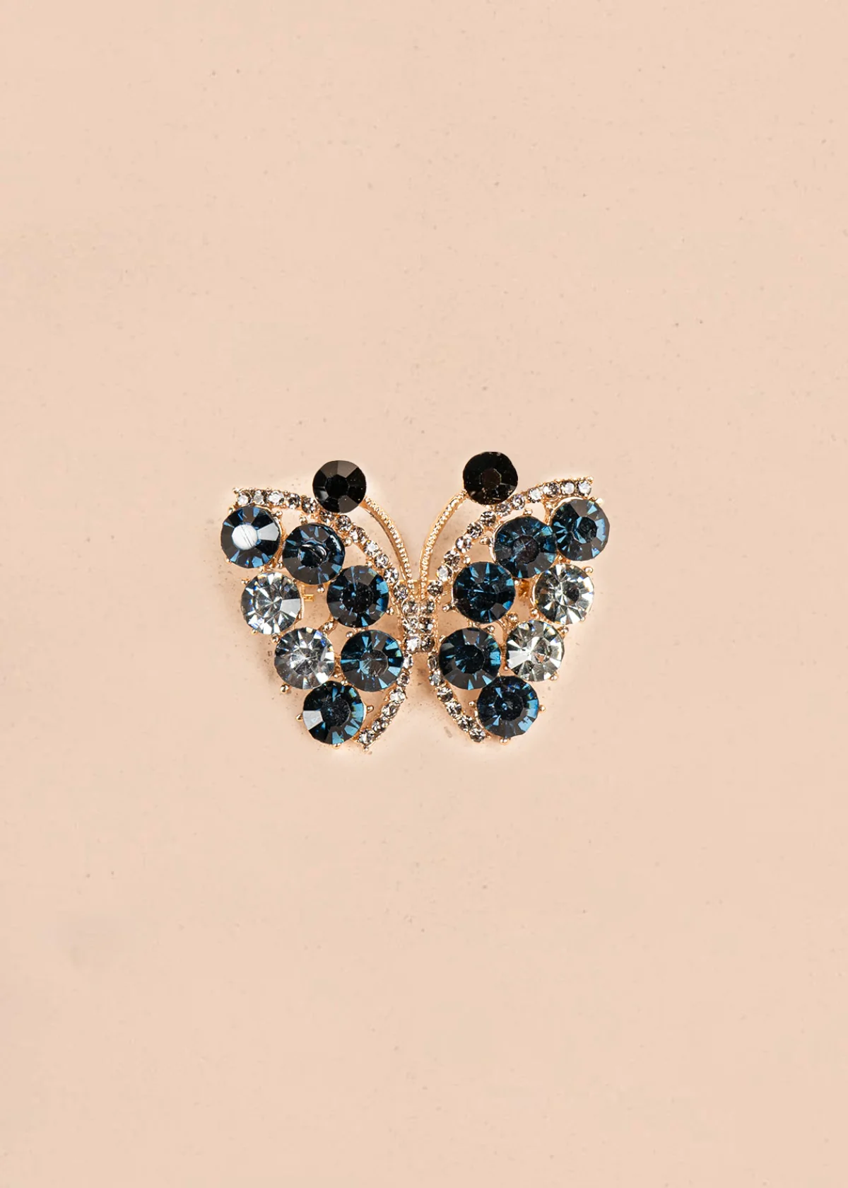 Prendedor de mariposa color negro 106826