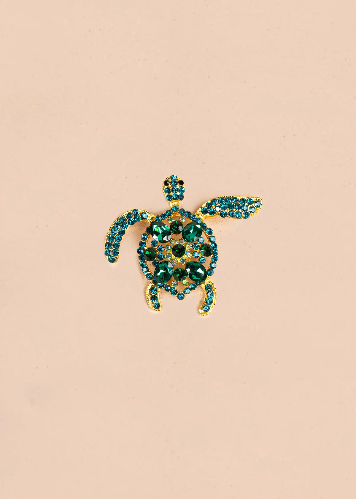 Prendedor de tortuga color único 106823