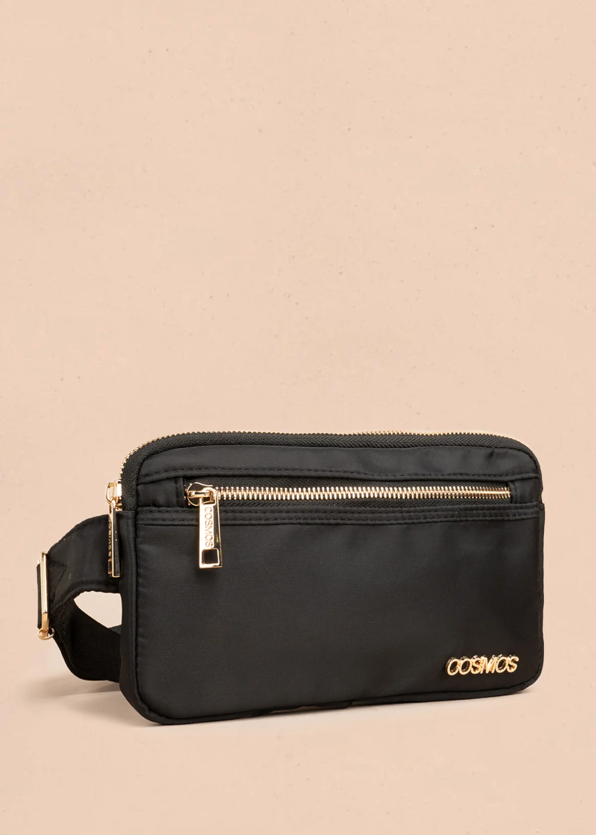 Riñonera color negro con bolsillo frontal 106803 - Image 2