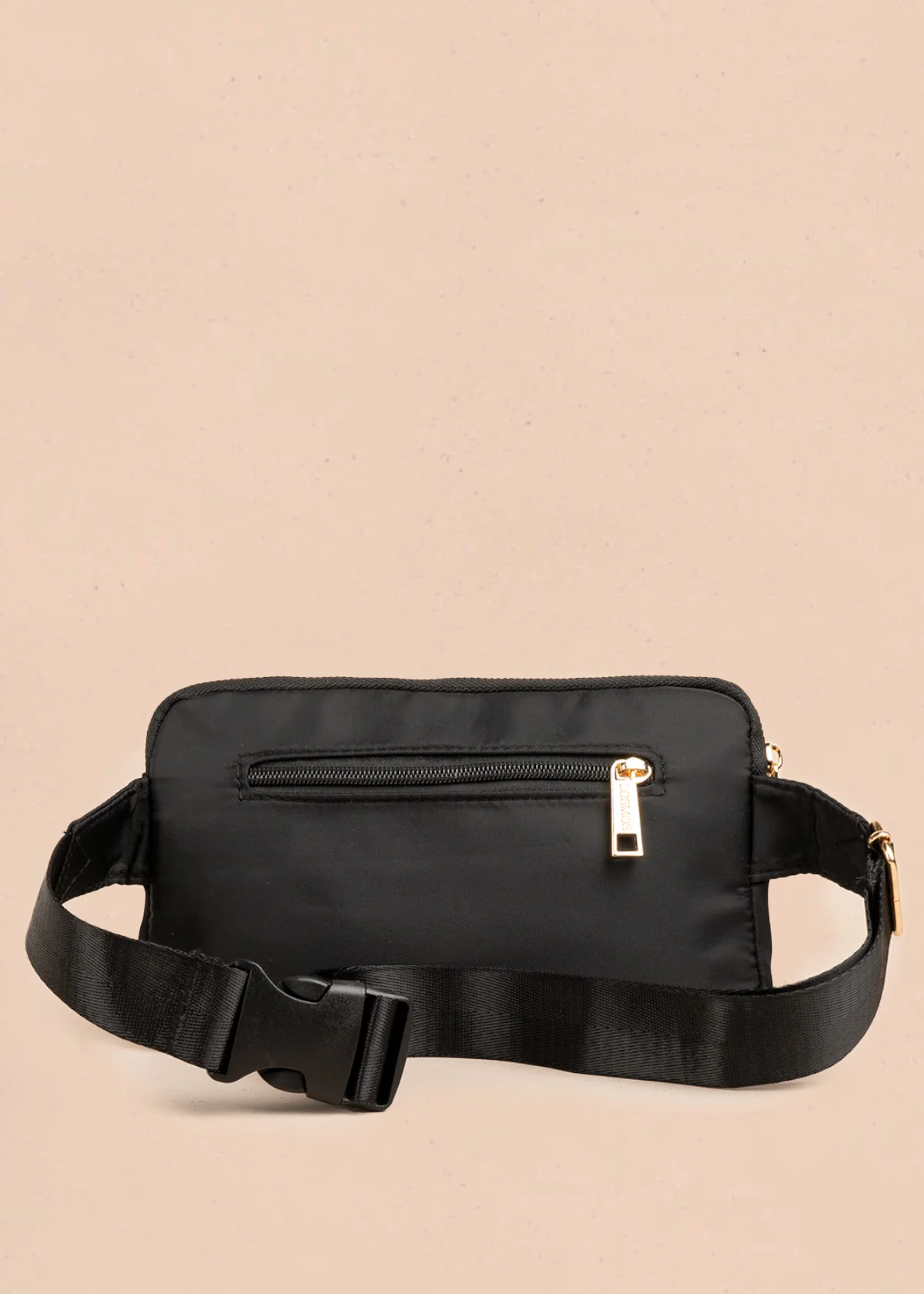 Riñonera color negro con bolsillo frontal 106803 - Image 3