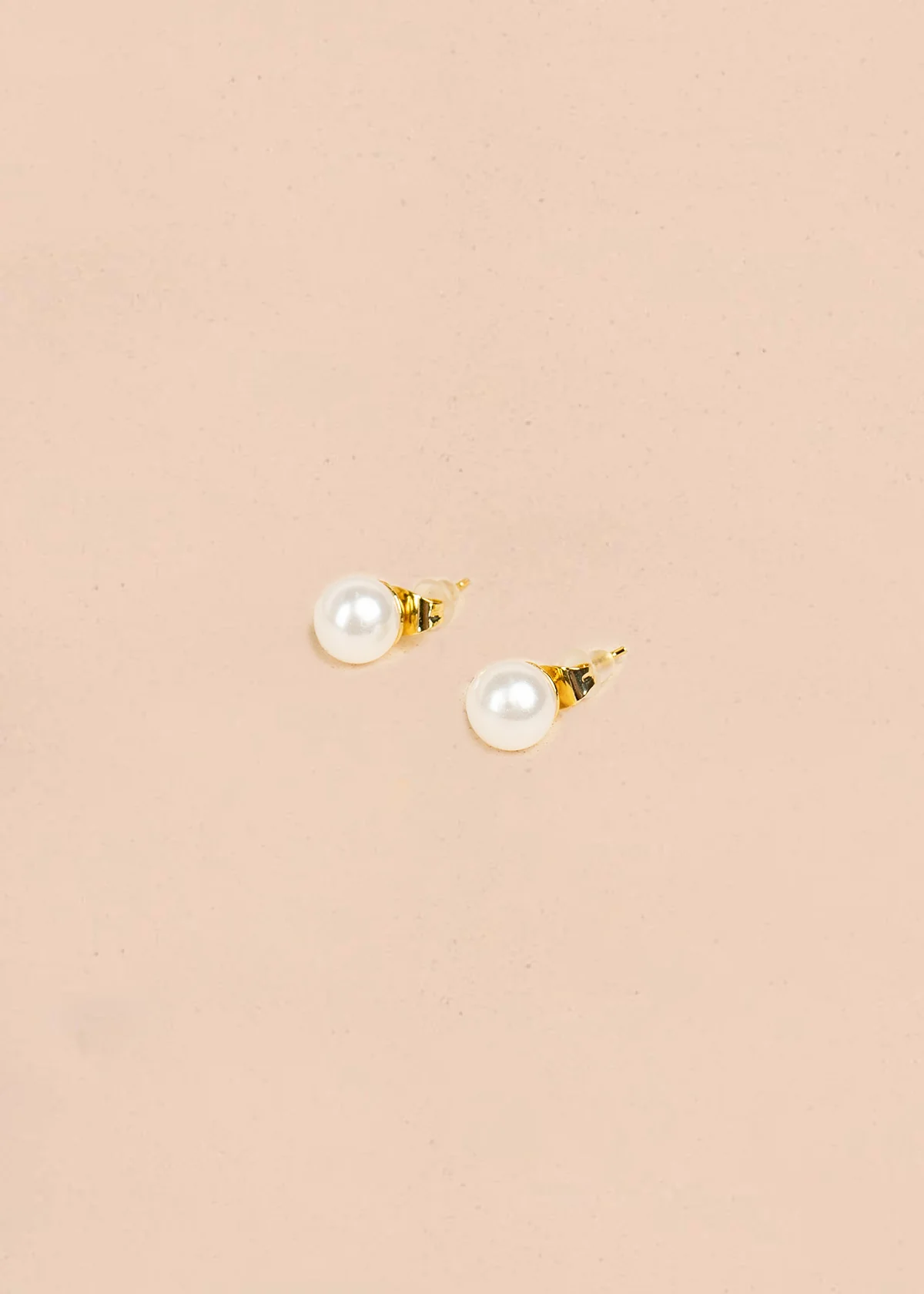 Set collar dorado + aretes de perlas 106355 - Image 4