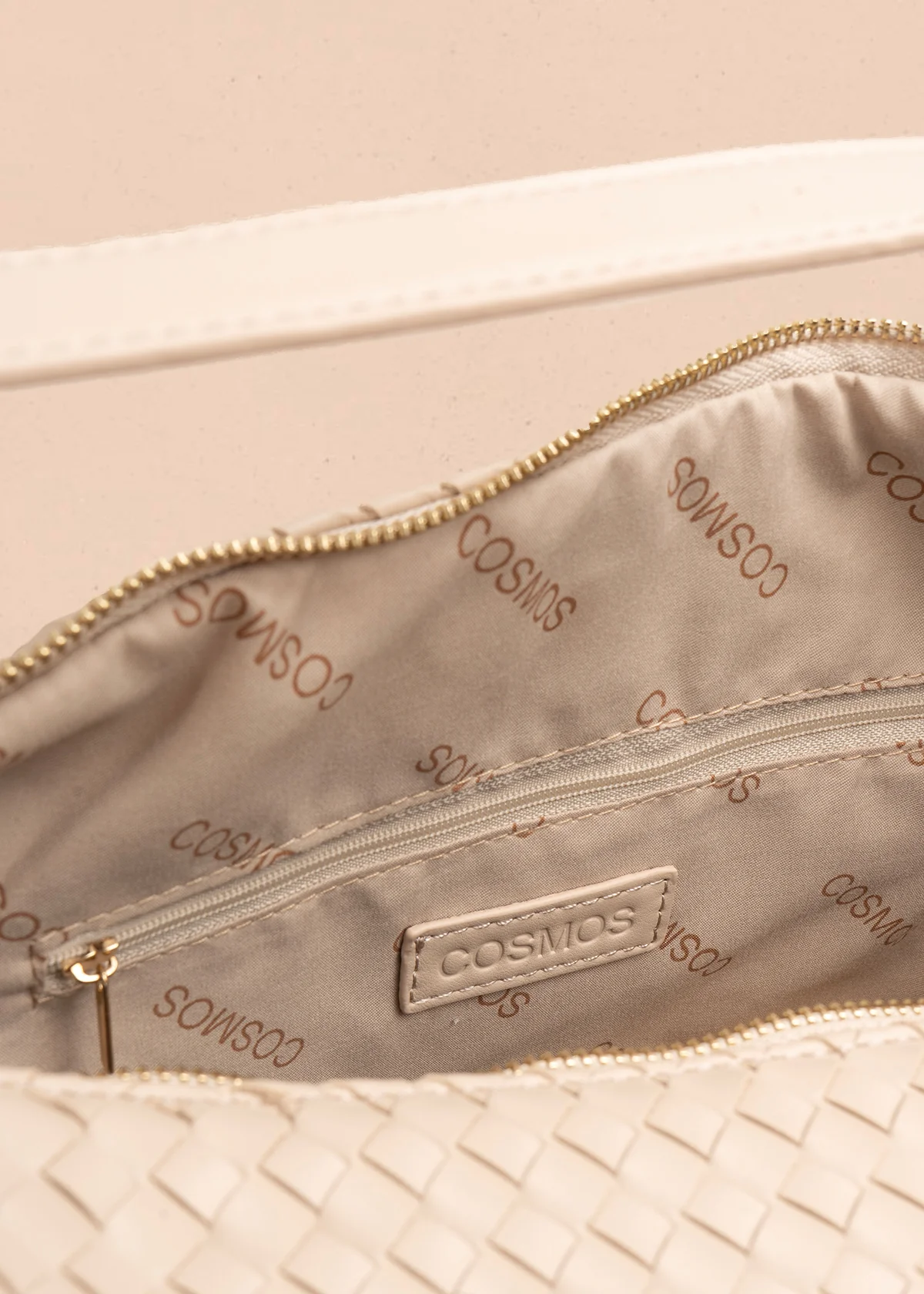 Bolso tipo shopping color beige 106974 - Image 4