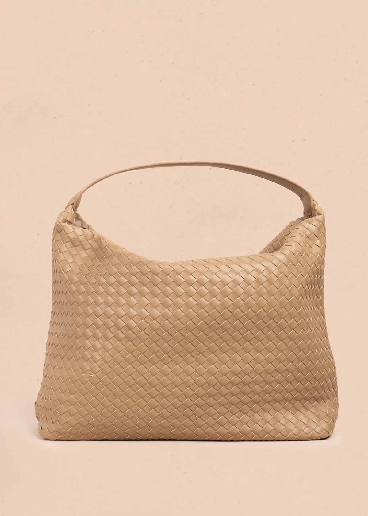 Bolso tipo shopping color moca 106974 - Image 6
