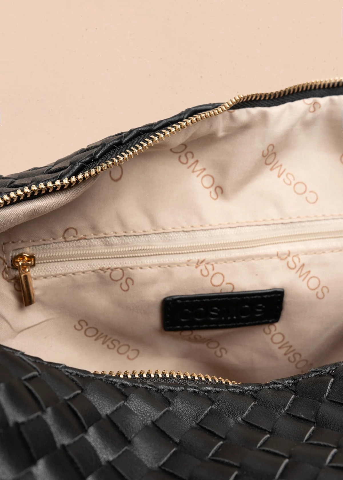 Bolso tipo shopping color negro 106974 - Image 4