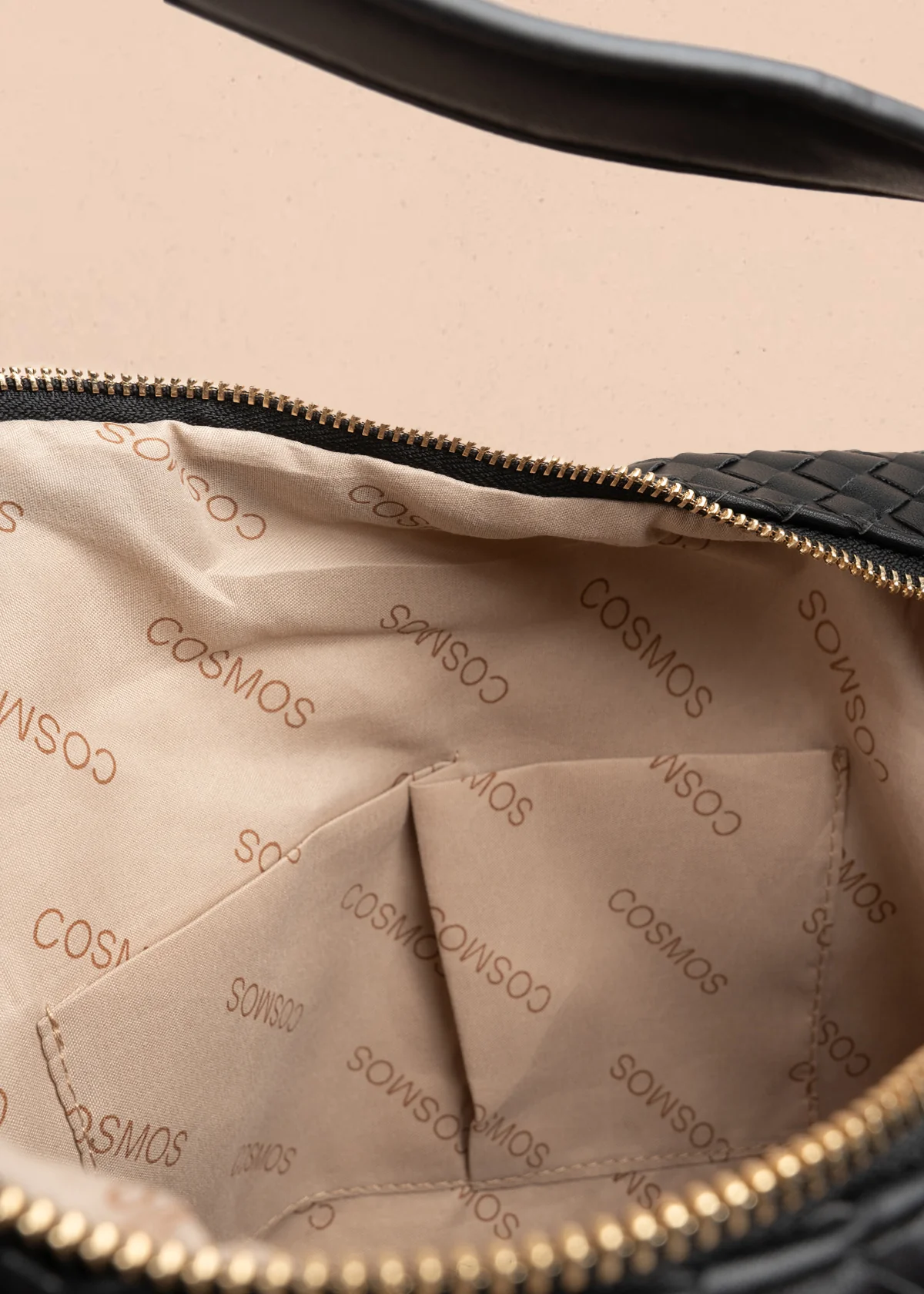 Bolso tipo shopping color negro 106974 - Image 6