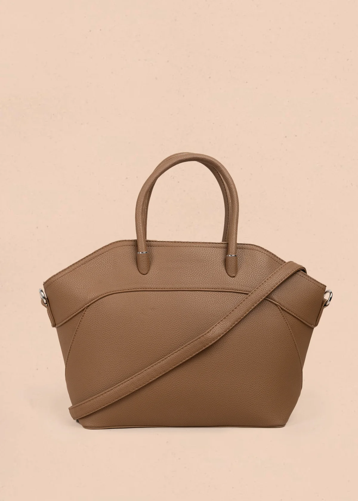 Bolso shopping color tabaco 106976 - Image 4