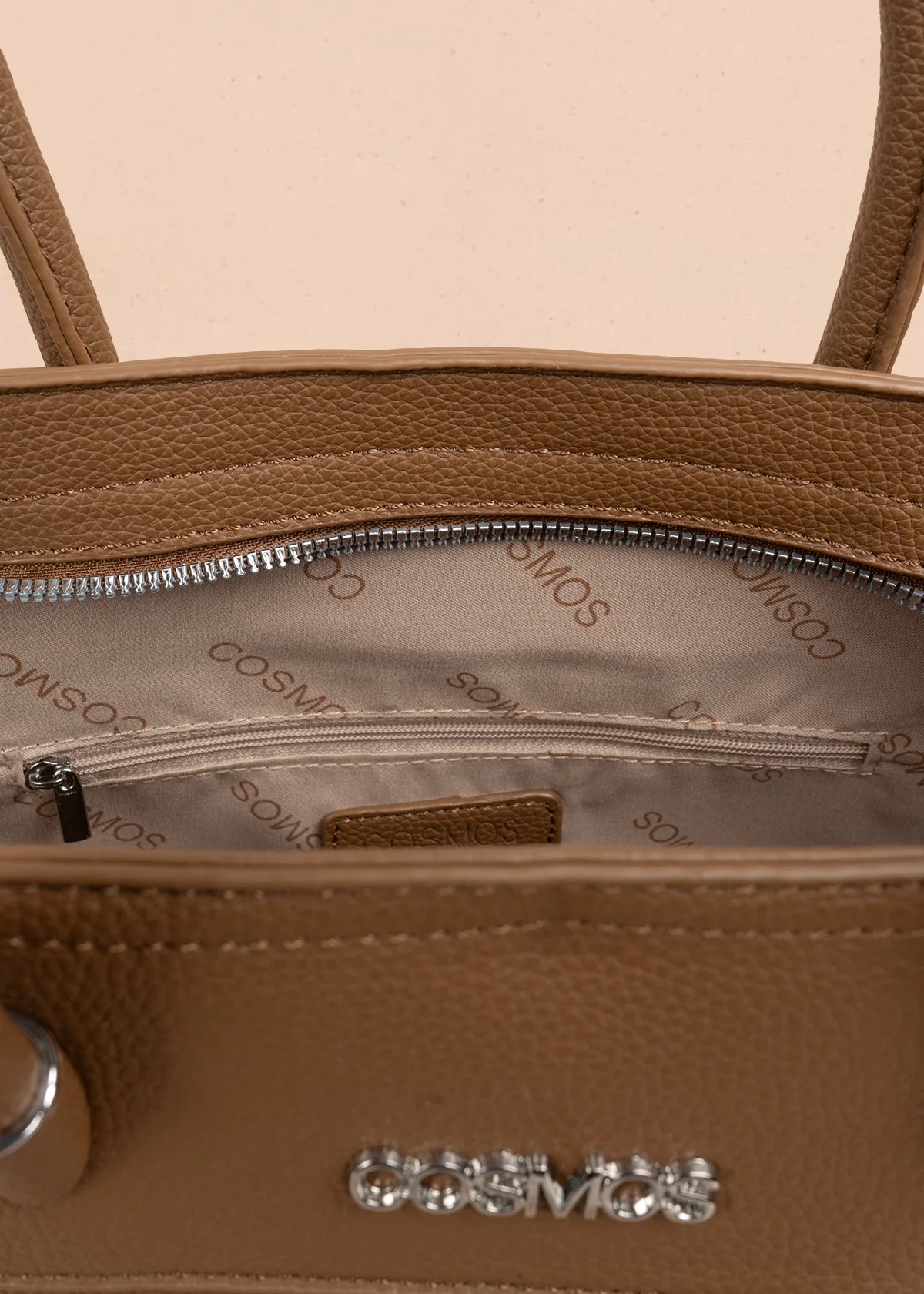 Bolso shopping color tabaco 106976 - Image 6