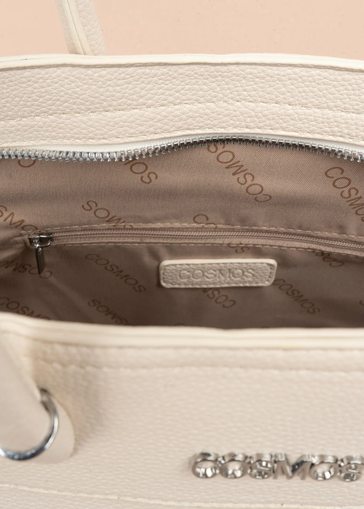 Bolso shopping color talco 106976 - Image 5