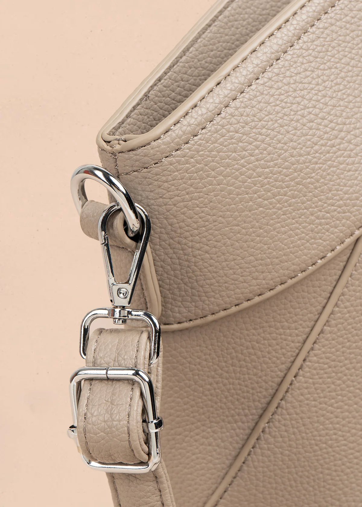Bolso shopping color taupe 106976 - Image 4