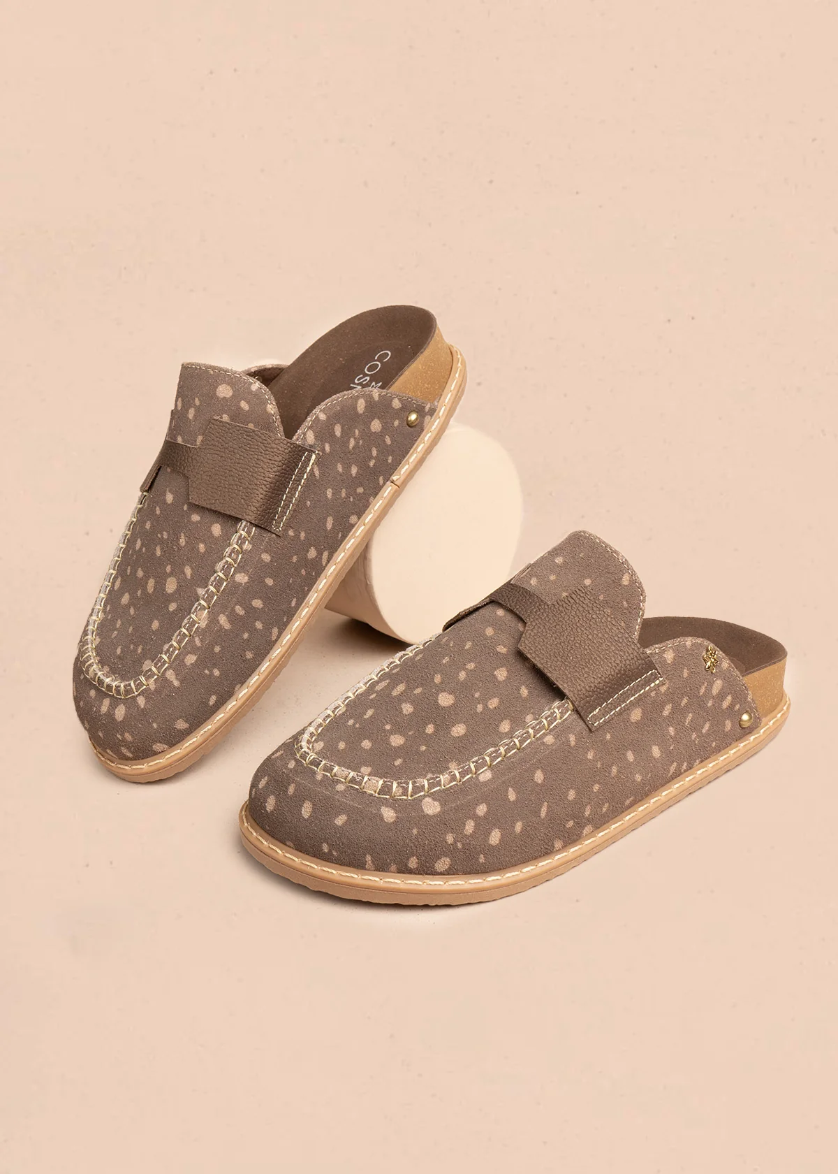Zuecos bambi en cuero color miel 106631 - Image 4
