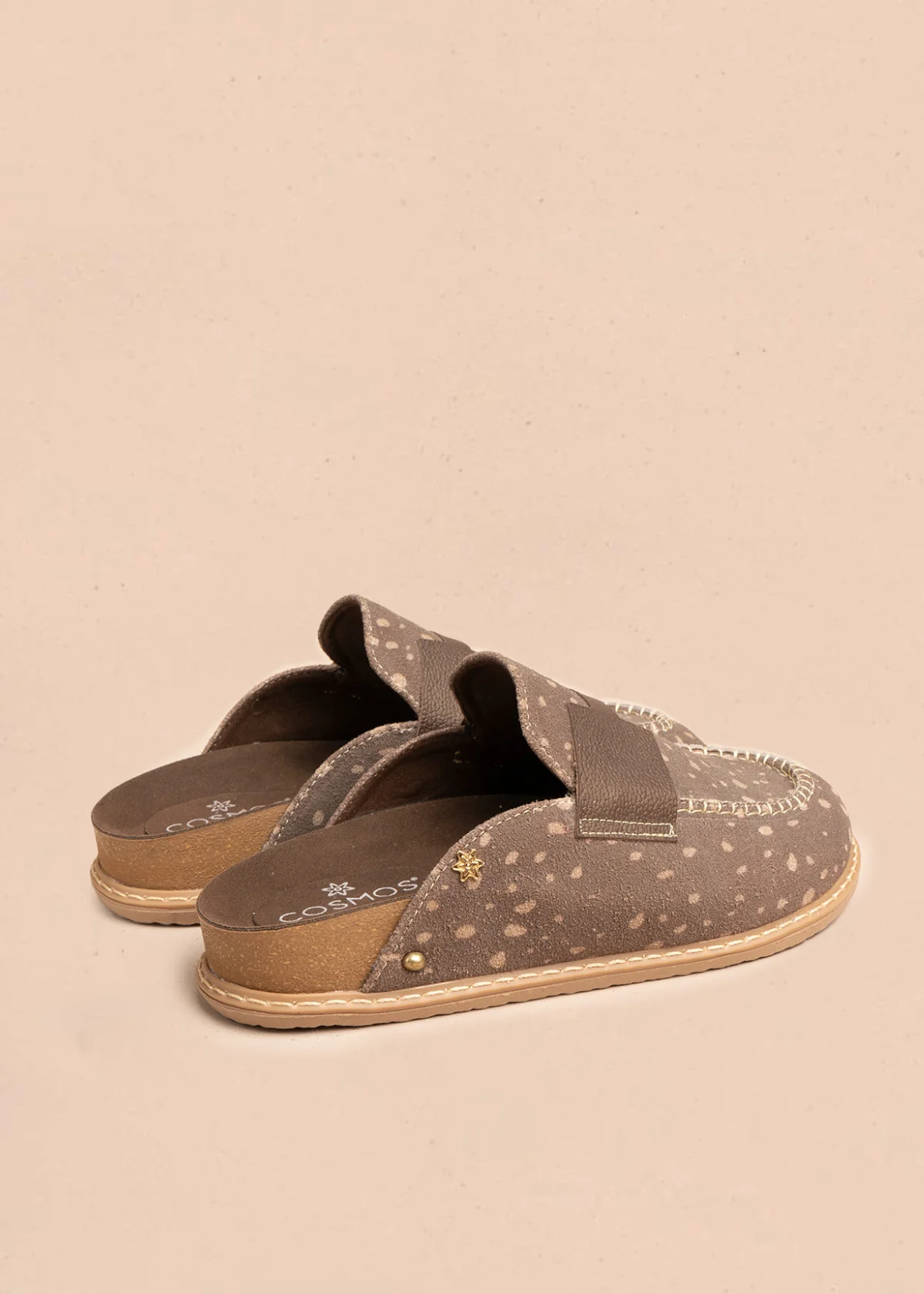 Zuecos bambi en cuero color miel 106631 - Image 5